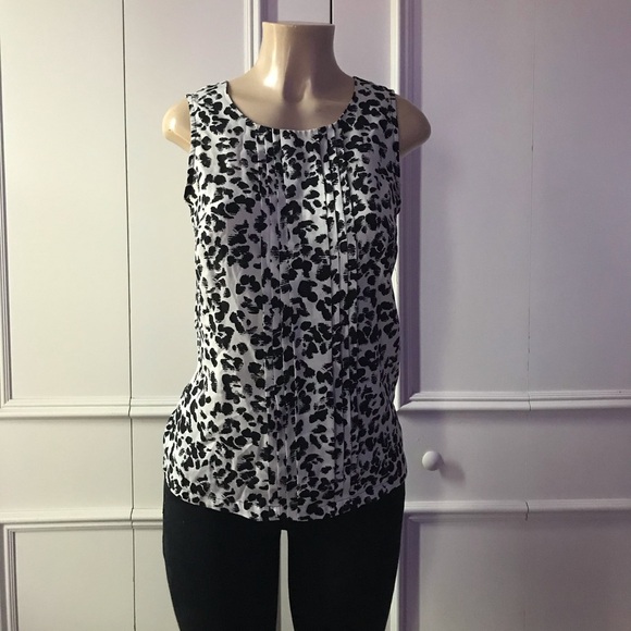 Merona Women’s Animal Print Sleeveless Top Size Small Preloved - Picture 1 of 6